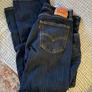 Levi's 527 Indigo Slim Bootcut Denim Jeans